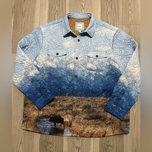 Rowm The Drifter Long Sleeve Scenic Shirt Jacket NWT Size XXL